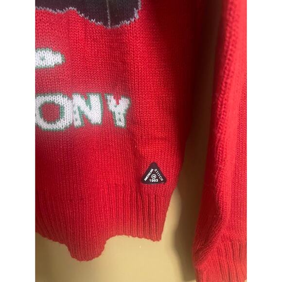 American Stitch Men's Bone Pugz -N-Harmony Ugly Christmas Sweater Size Large - Picture 3 of 6